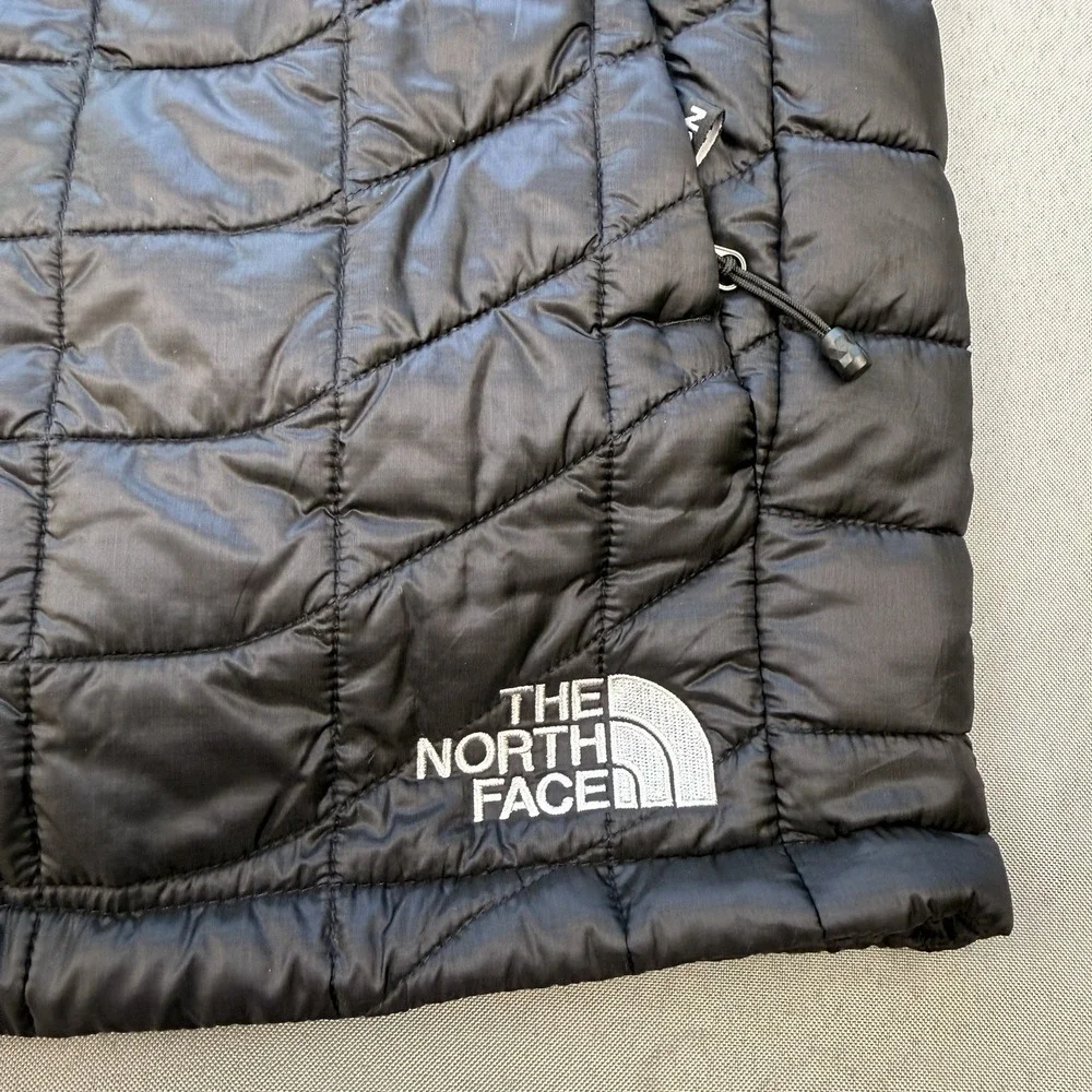The North Face‎ Light Vest Thermo ball Puffer Full Zip Men's L Black W/ Logos